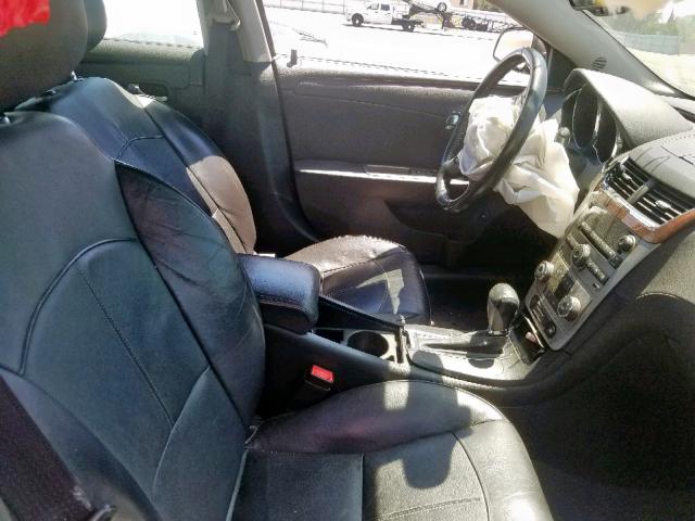 1G1ZE5E70A4150091 - 2010 CHEVROLET MALIBU LTZ ნაცრისფერი ფოტო 5