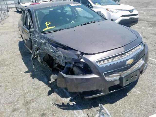 1G1ZE5E70A4150091 - 2010 CHEVROLET MALIBU LTZ ნაცრისფერი ფოტო 9