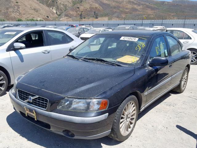 YV1RS58D422140978 - 2002 VOLVO S60 2.4T BLACK photo 2