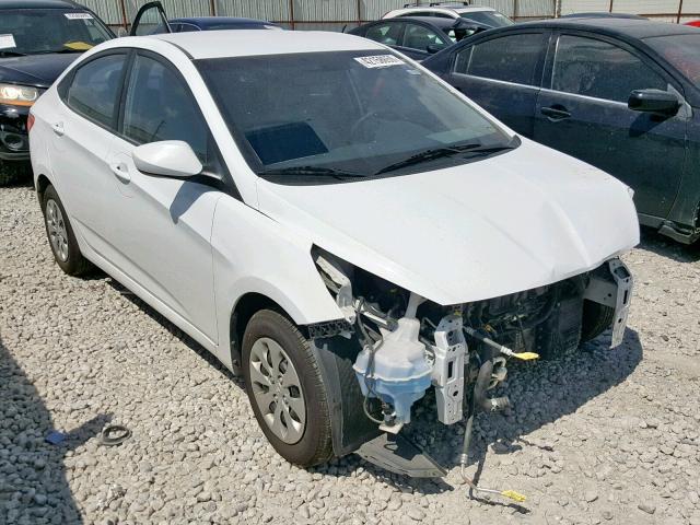 KMHCT4AE7GU122066 - 2016 HYUNDAI ACCENT SE WHITE photo 1