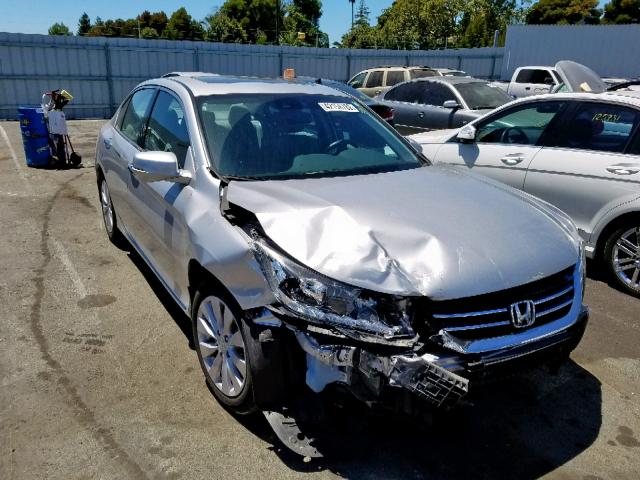 1HGCR3F87EA003496 - 2014 HONDA ACCORD EXL SILVER photo 1