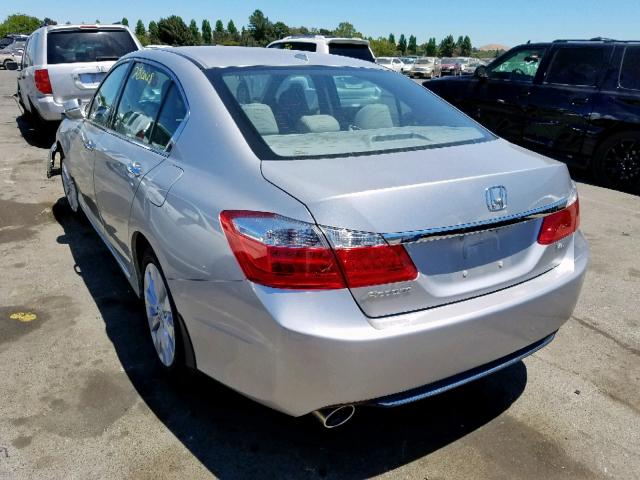 1HGCR3F87EA003496 - 2014 HONDA ACCORD EXL SILVER photo 3