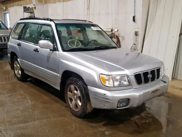 JF1SF65612H747057 - 2002 SUBARU FORESTER S SILVER photo 1