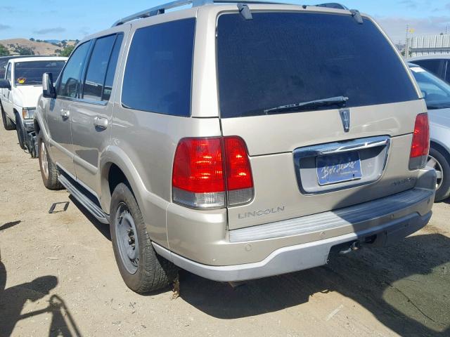 5LMEU68H65ZJ30125 - 2005 LINCOLN AVIATOR Bej foto 3