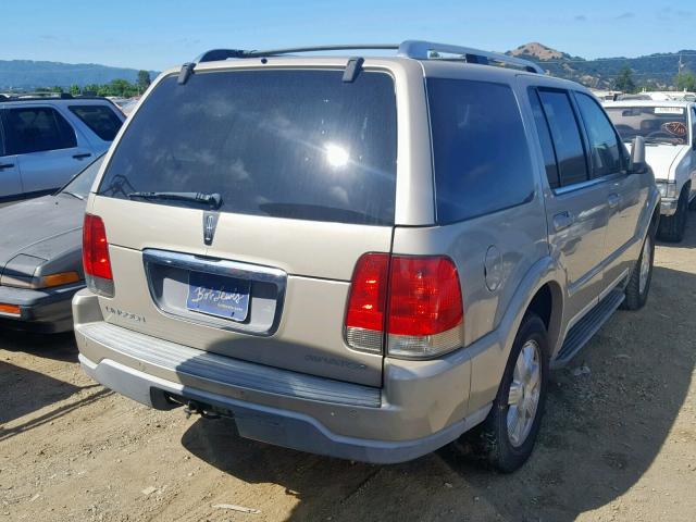 5LMEU68H65ZJ30125 - 2005 LINCOLN AVIATOR Bej foto 4