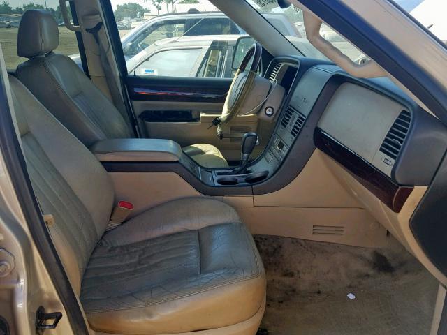 5LMEU68H65ZJ30125 - 2005 LINCOLN AVIATOR Bej foto 5