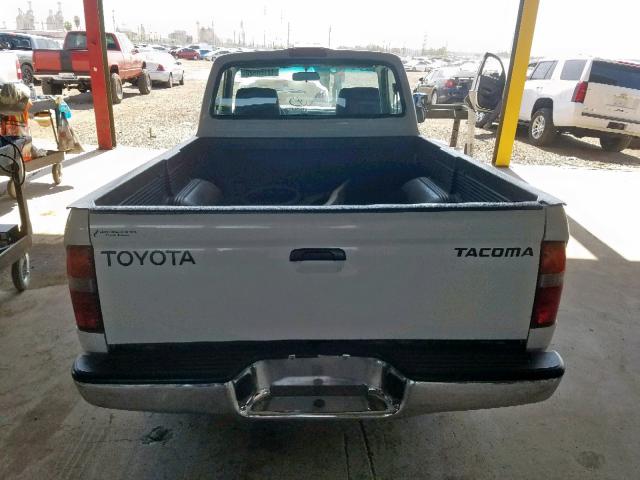 4TANL42N2XZ418834 - 1999 TOYOTA TACOMA WHITE photo 6