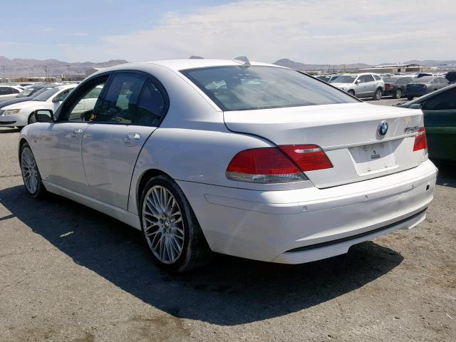 WBAHL83518DT13012 - 2008 BMW 750 I WHITE photo 3