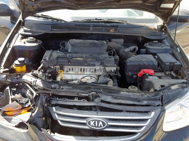 KNAFE221495602524 - 2009 KIA SPECTRA EX BLACK photo 7