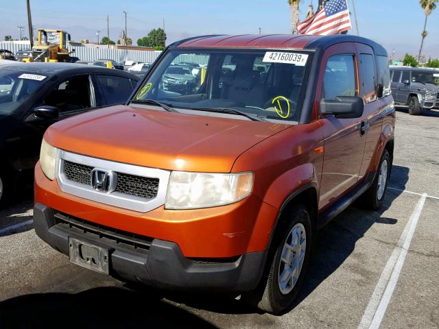 5J6YH18749L000785 - 2009 HONDA ELEMENT EX ORANGE photo 2