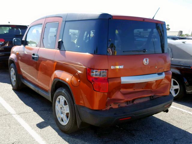 5J6YH18749L000785 - 2009 HONDA ELEMENT EX ORANGE photo 3