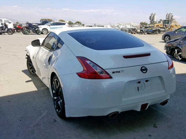 JN1AZ4EH2HM955275 - 2017 NISSAN 370Z BASE WHITE photo 3