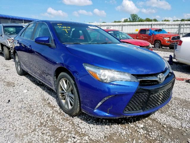 4T1BF1FK8GU512769 - 2016 TOYOTA CAMRY LE BLUE photo 1