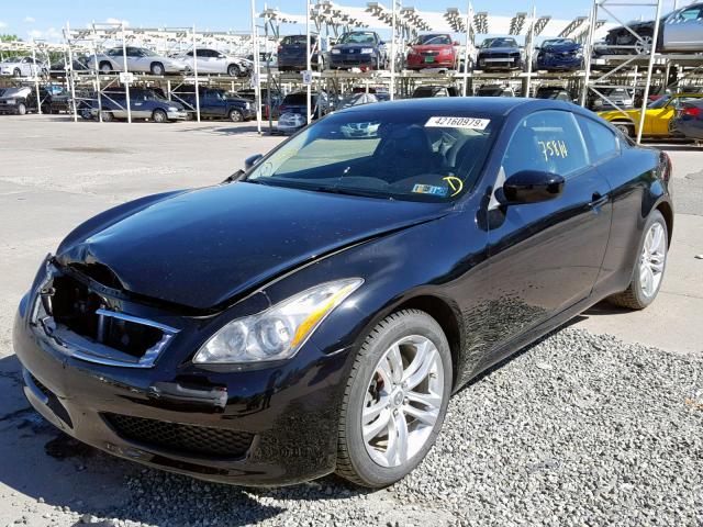 JN1CV6EL3AM151416 - 2010 INFINITI G37 BLACK photo 2