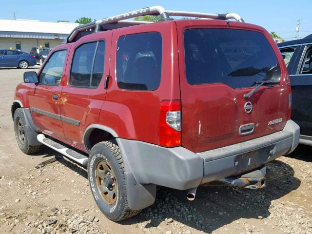 5N1DD28T84C610311 - 2004 NISSAN XTERRA XE RED photo 3