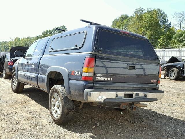 1GTEK19B46Z209692 - 2006 GMC NEW SIERRA BLUE photo 3