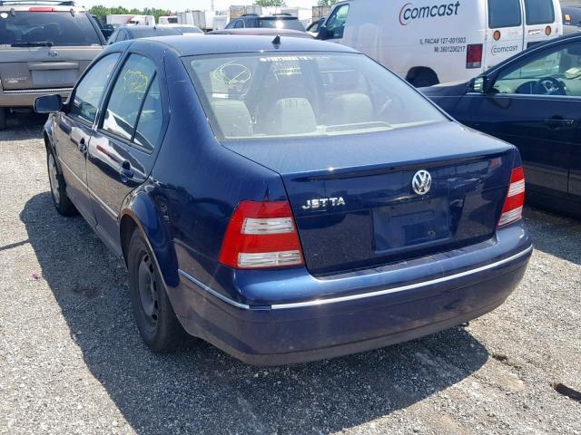 3VWRK69M04M082936 - 2004 VOLKSWAGEN JETTA GL BLUE photo 3