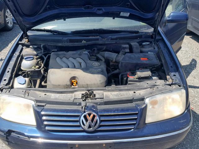 3VWRK69M04M082936 - 2004 VOLKSWAGEN JETTA GL BLUE photo 7