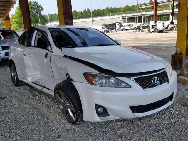 JTHBF5C23B5138993 - 2011 LEXUS IS 250 WHITE photo 1