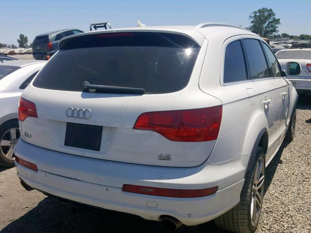 WA1EV94L78D046679 - 2008 AUDI Q7 4.2 QUA WHITE photo 4