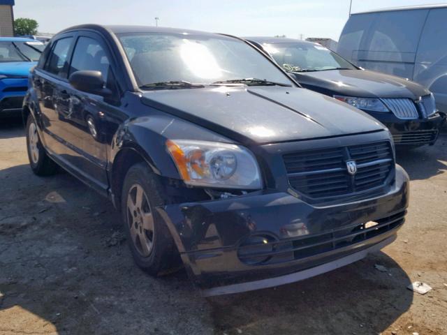 1B3HB28B78D506879 - 2008 DODGE CALIBER BLACK photo 1