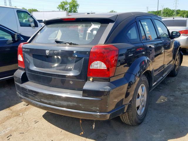 1B3HB28B78D506879 - 2008 DODGE CALIBER BLACK photo 4