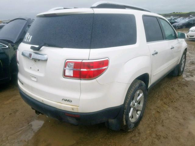 5GZEV23D79J188491 - 2009 SATURN OUTLOOK XR თეთრი ფოტო 4