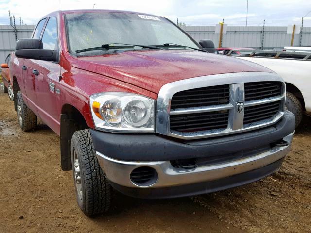 3D7KS28T89G502265 - 2009 DODGE RAM 2500 MAROON photo 1