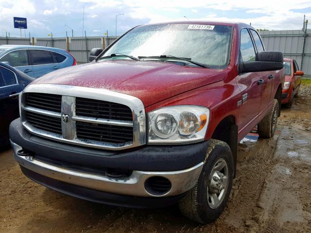 3D7KS28T89G502265 - 2009 DODGE RAM 2500 MAROON photo 2