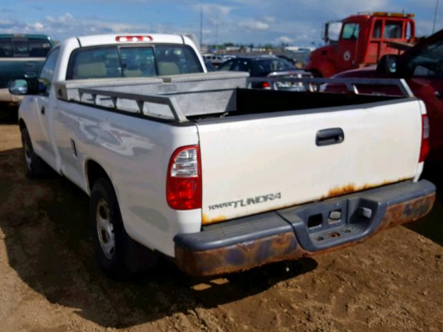 5TBJU32195S448072 - 2005 TOYOTA TUNDRA WHITE photo 3