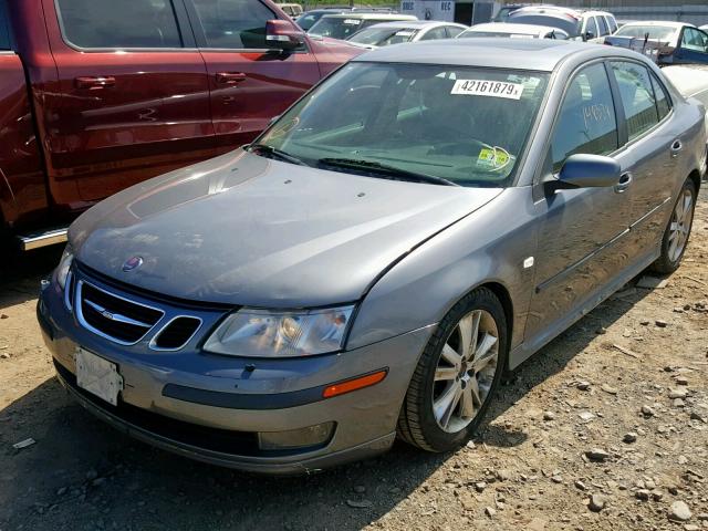 YS3FD49Y171145270 - 2007 SAAB 9-3 2.0T GRAY photo 2