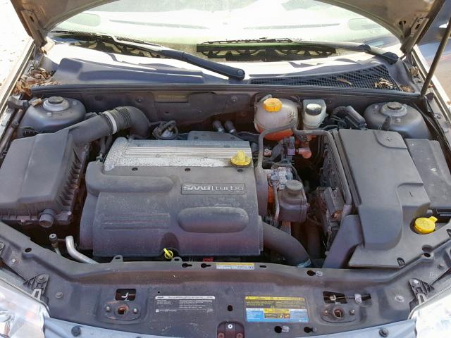 YS3FD49Y171145270 - 2007 SAAB 9-3 2.0T GRAY photo 7