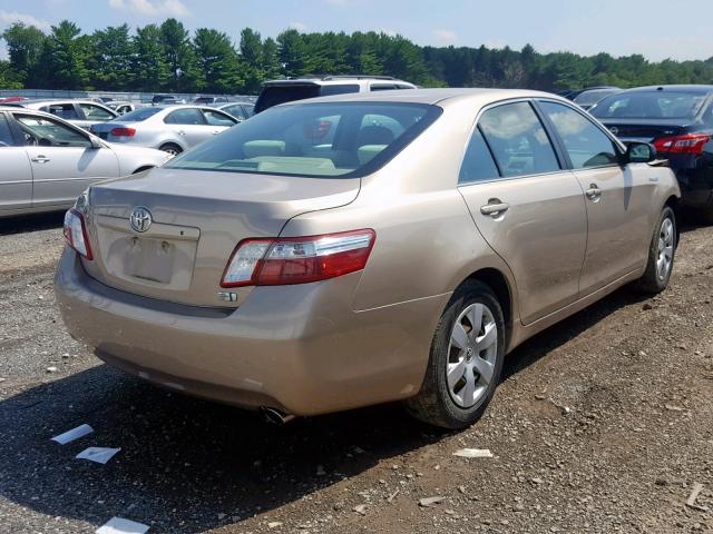 4T1BB46K68U061081 - 2008 TOYOTA CAMRY HYBR CREAM photo 4