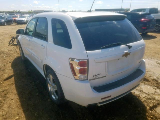 2CNDL037086066242 - 2008 CHEVROLET EQUINOX SP WHITE photo 3