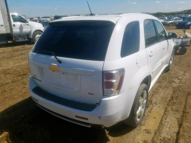 2CNDL037086066242 - 2008 CHEVROLET EQUINOX SP WHITE photo 4