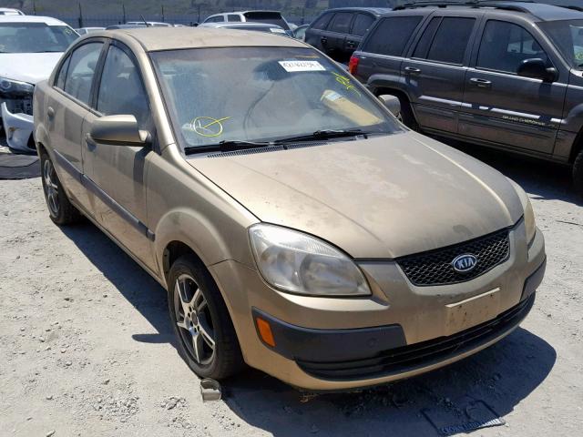 KNADE123066152055 - 2006 KIA RIO TAN photo 1