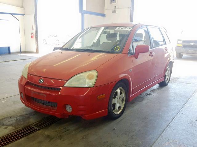 JS2RD61H945250984 - 2004 SUZUKI AERIO RED photo 2