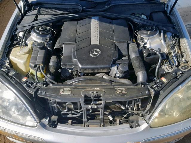 WDBNG73J72A289243 - 2002 MERCEDES-BENZ S 55 AMG SILVER photo 7