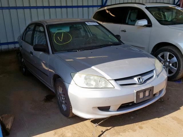 2HGES16354H532791 - 2004 HONDA CIVIC DX V SILVER photo 1