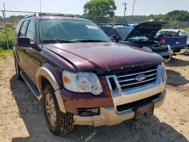 1FMEU74896UA23261 - 2006 FORD EXPLORER E MAROON photo 1