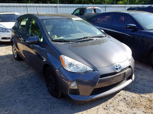 JTDKDTB37C1513539 - 2012 TOYOTA PRIUS C GRAY photo 1