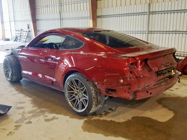 1FA6P8CF3J5182999 - 2018 FORD MUSTANG GT MAROON photo 3