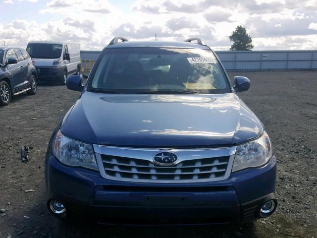 JF2SHAEC7CH404382 - 2012 SUBARU FORESTER L BLUE photo 9