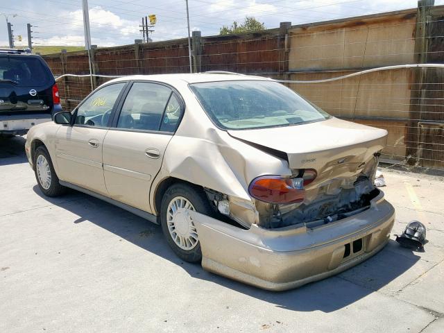 1G1ND52F75M233598 - 2005 CHEVROLET CLASSIC GOLD photo 3