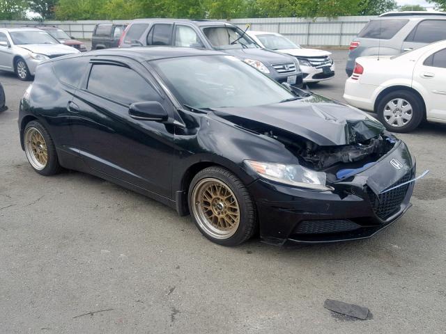 JHMZF1C41DS001533 - 2013 HONDA CR-Z BLACK photo 1