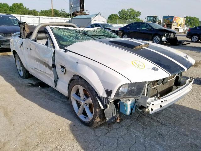 1ZVHT85H175234083 - 2007 FORD MUSTANG GT WHITE photo 1