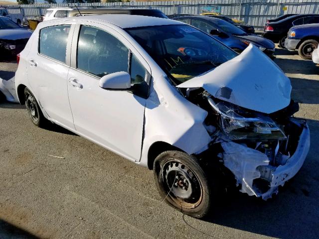 VNKKTUD30HA079839 - 2017 TOYOTA YARIS L WHITE photo 1