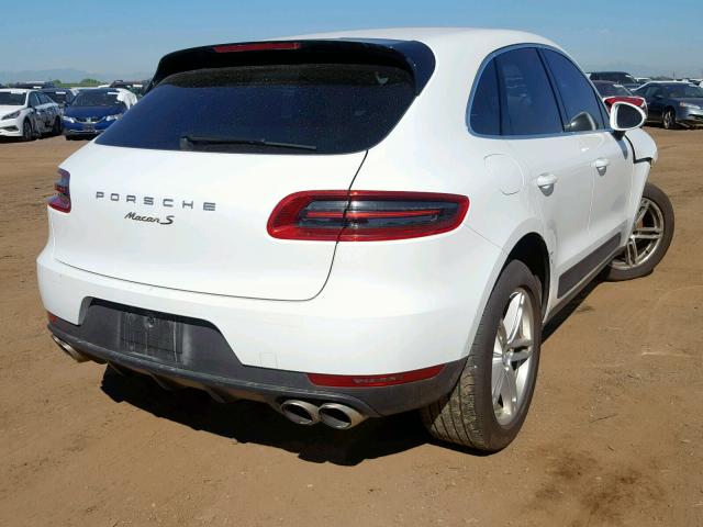 WP1AB2A53FLB44068 - 2015 PORSCHE MACAN S WHITE photo 4