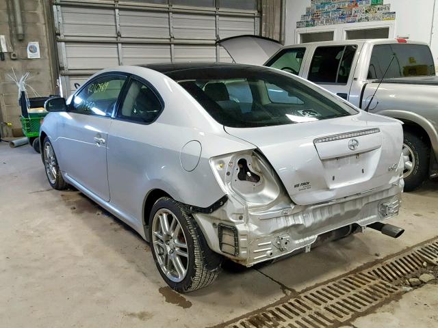 JTKDE167450054706 - 2005 TOYOTA SCION TC ვერცხლისფერი ფოტო 3