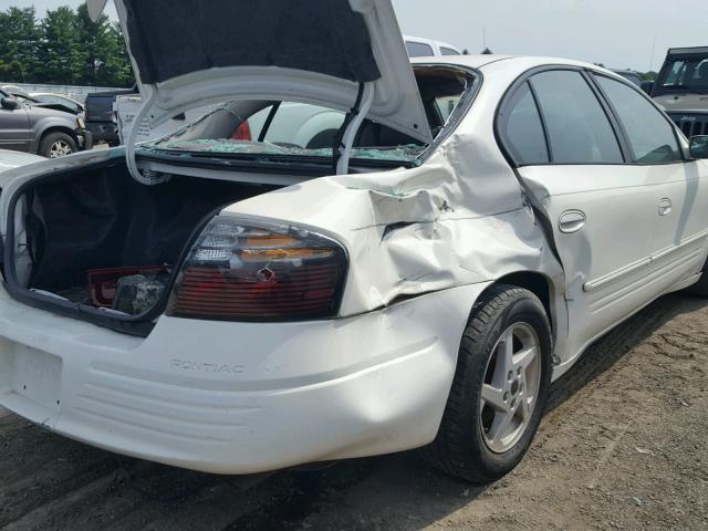 1G2HX52K34U163044 - 2004 PONTIAC BONNEVILLE WHITE photo 9